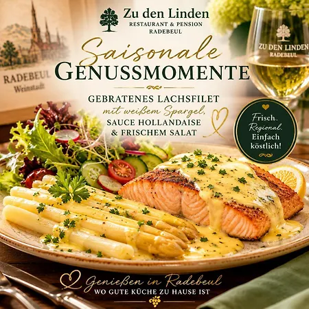 & Restaurant Zu Den Linden 招待所 拉德博伊尔